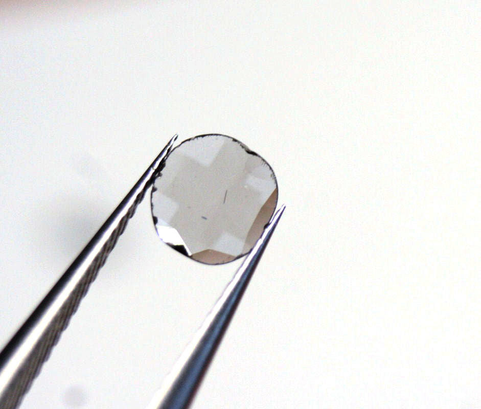 Trapiche Diamond Slice 0.16ct Natural Diamond Zimbabwe 6x6mm