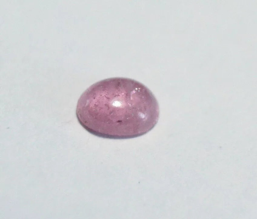Pezzottaite Cabochon 0.14ct Ultra Rare Neon Raspberry Beryl Madagascar 4x3mm