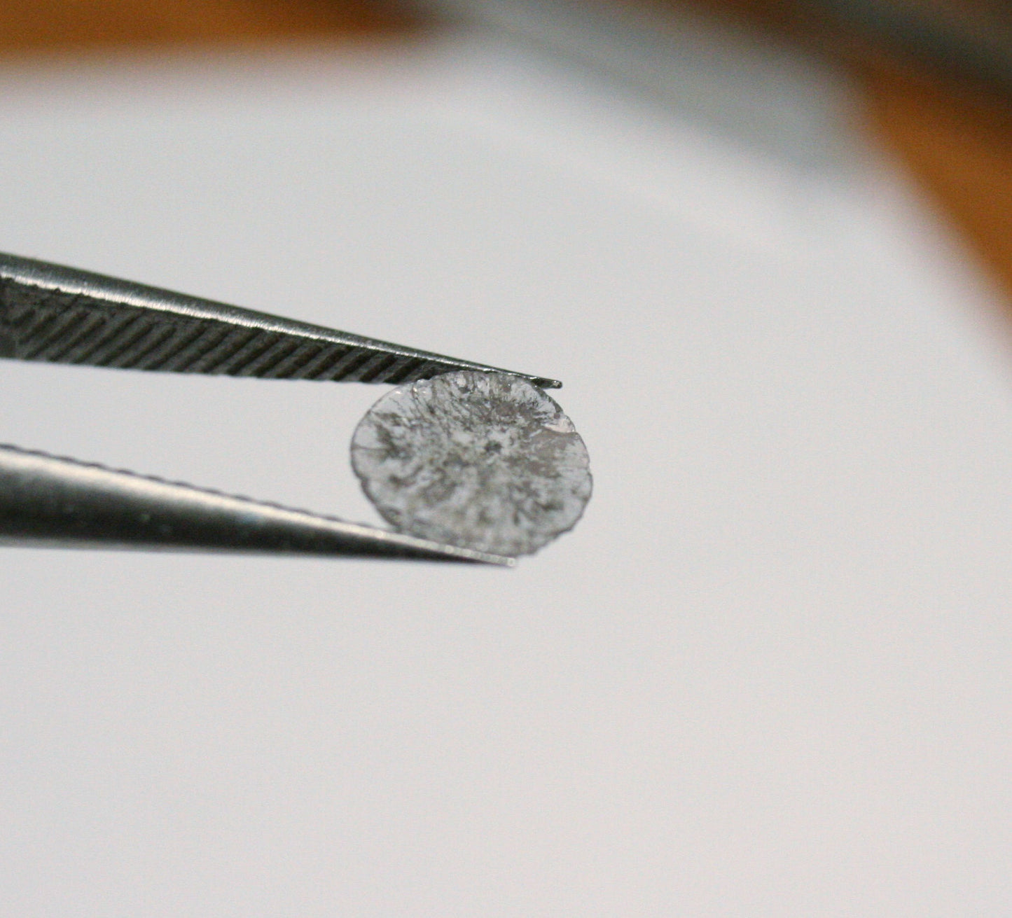 Diamond Slice 0.22ct Salt & Pepper Polki Natural Diamond South Africa 6x6mm