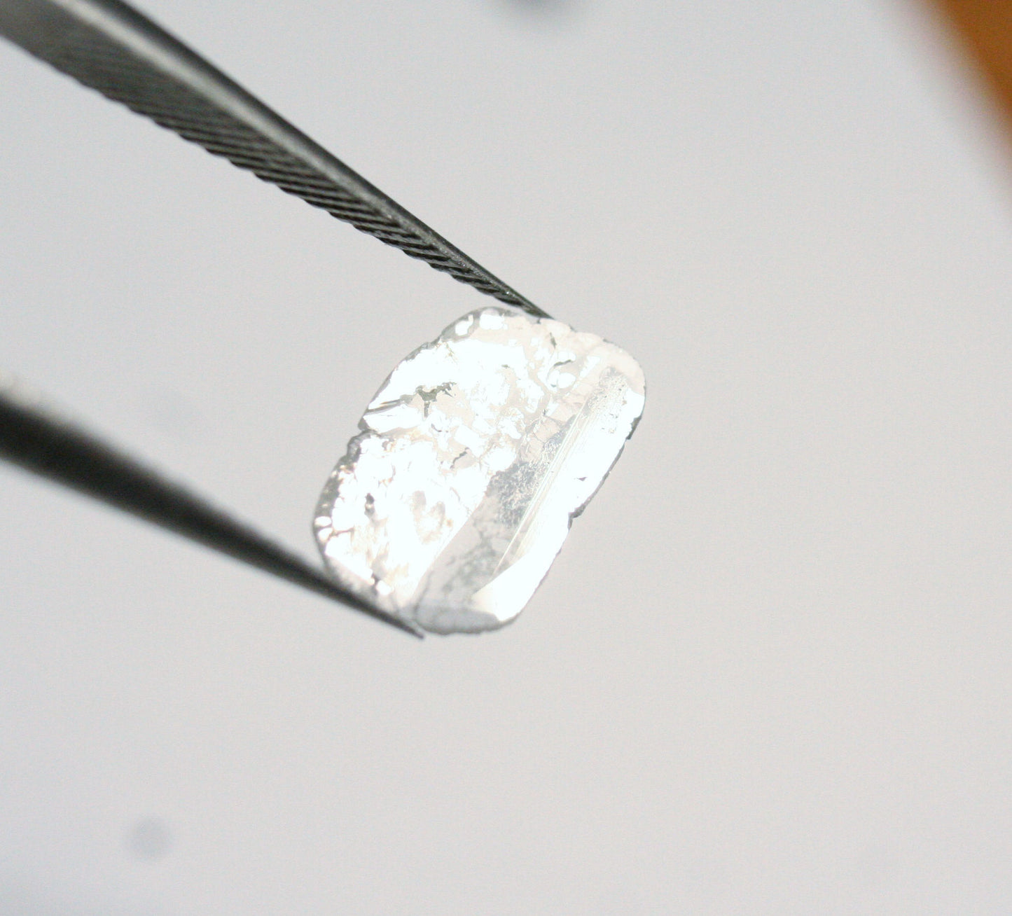 Diamond Slice 0.59ct Salt & Pepper Polki Natural Diamond South Africa 10x7mm