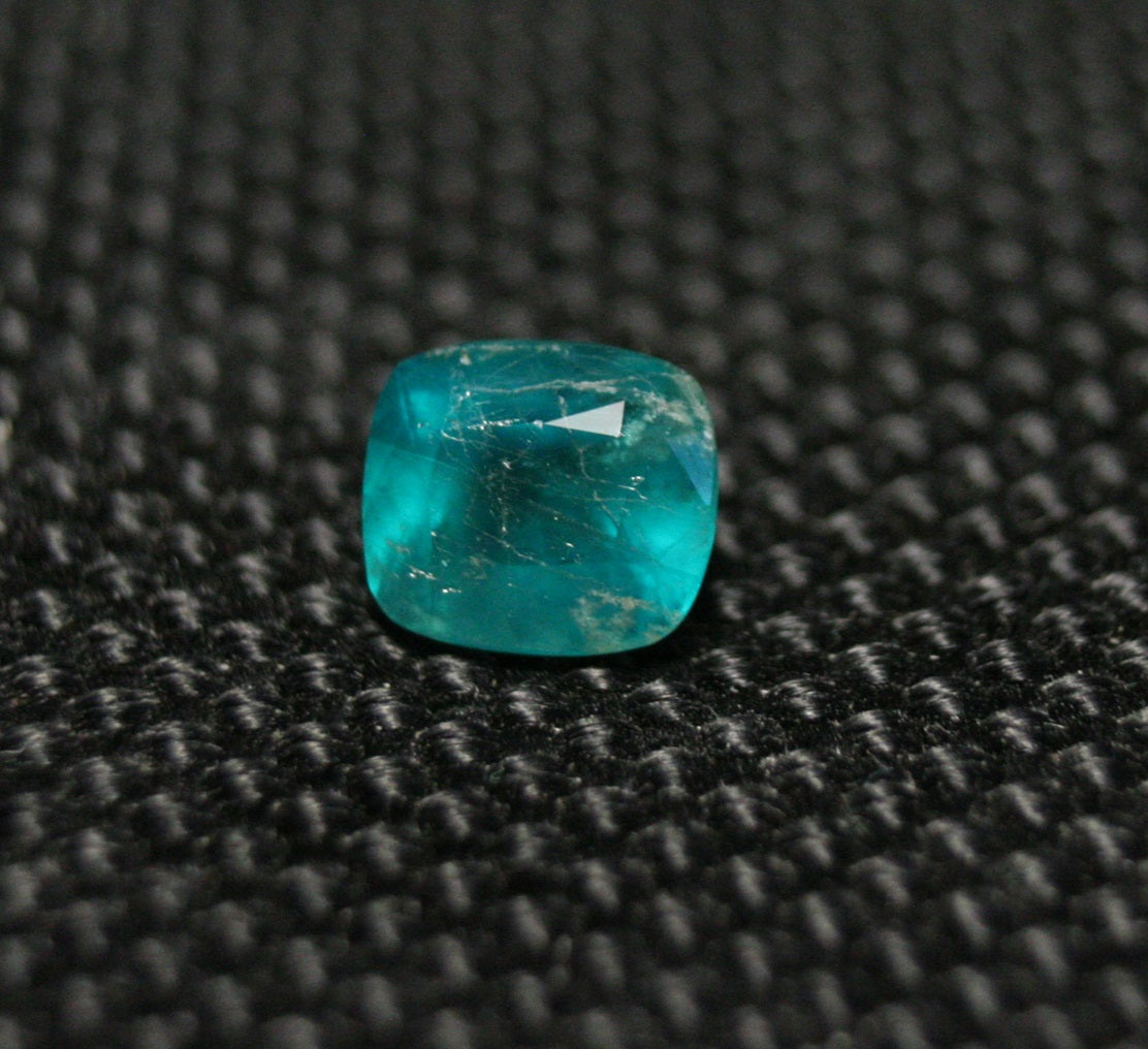 Hauyne 0.93ct Ultra Rare Electric Teal Hauynite Excellent Clarity Afghanistan