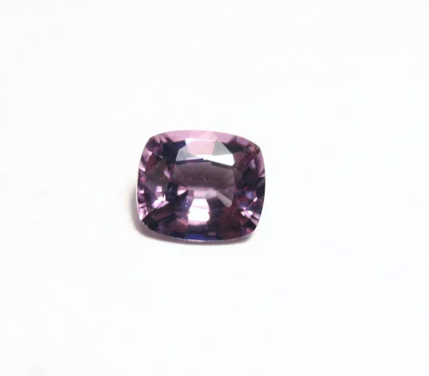 Vivid Purple Spinel 0.93ct Fine Cushion Cut Natural Spinel Mahenge Tanzania 6x5mm