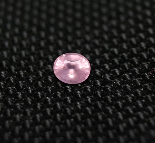 Mahenge Pink Spinel 0.39ct Rare Fluorescent Fine Natural Spinel Oval Cut 5x4mm