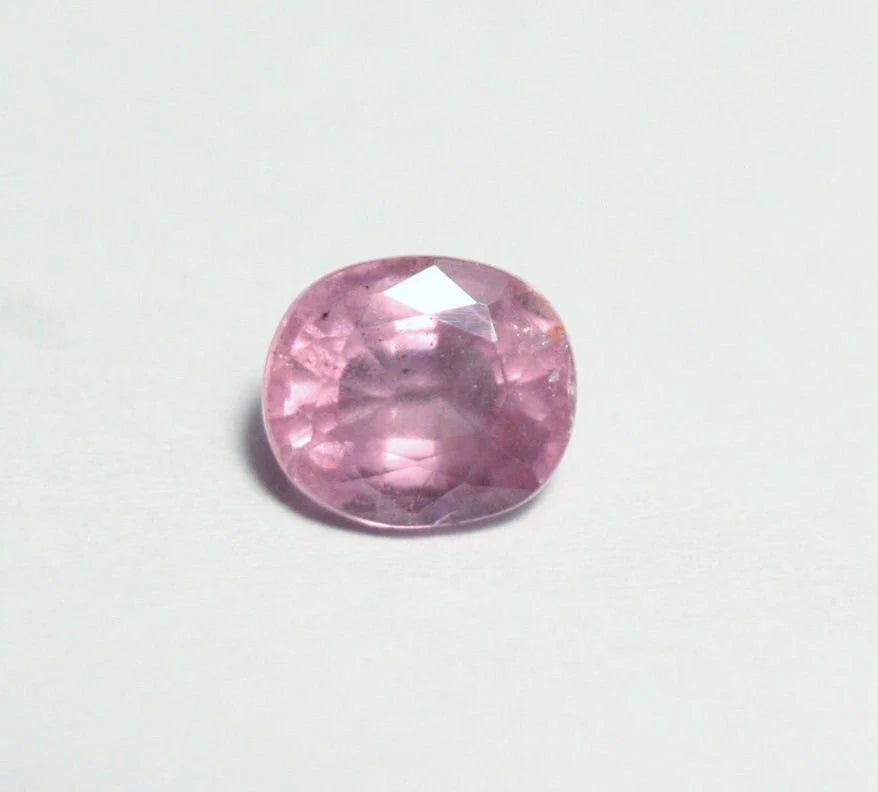 Mahenge Silky Pink Spinel 1.07ct Rare Fluorescent Cushion Cut Gem 6x5mm Tanzania