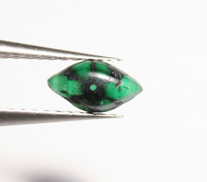 Colombian Trapiche Emerald 0.32ct Stunning Rare Natural Emerald Formation 6.5x3.5mm