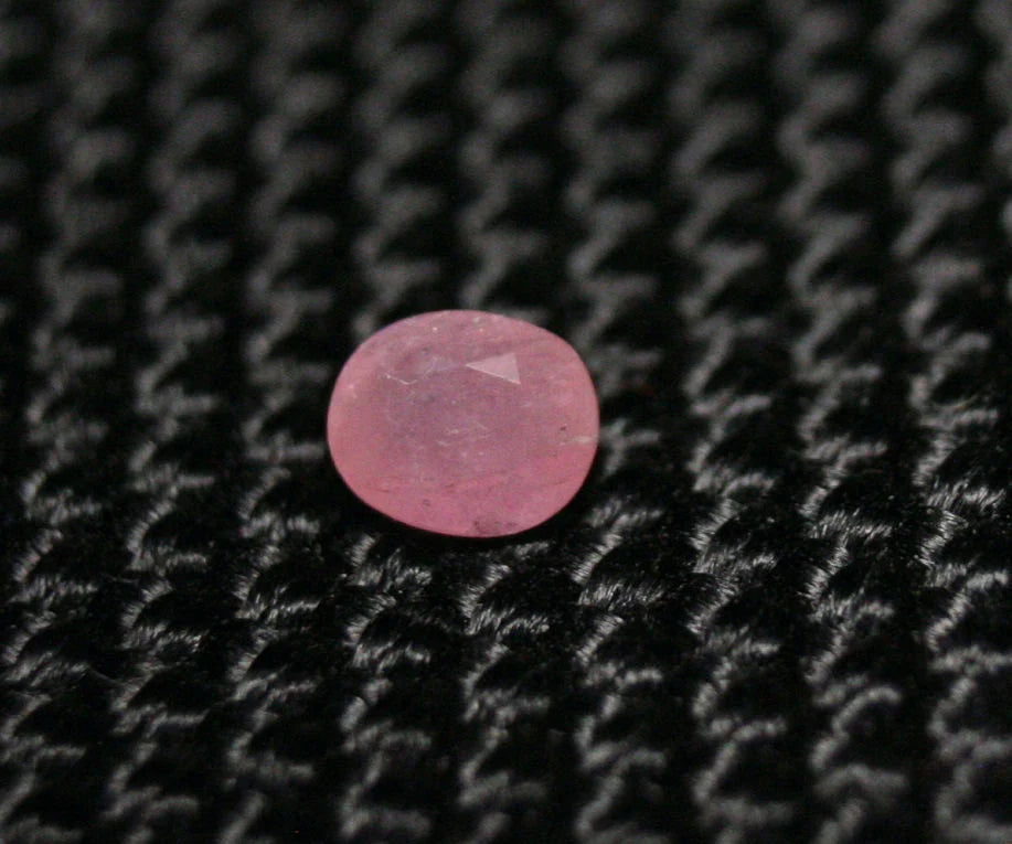 Pezzottaite 0.14ct Ultra Rare Neon Raspberry Beryl Madagascar 4x3mm