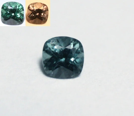 Blue Teal Colour Change Garnet 0.12ct Bekily Madagascar Worlds Rarest Garnet