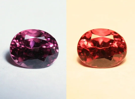 Pink Colour Shift Mahenge Garnet 1ct Rare Pastel Pyrope Garnet Precision Cut 6x5mm