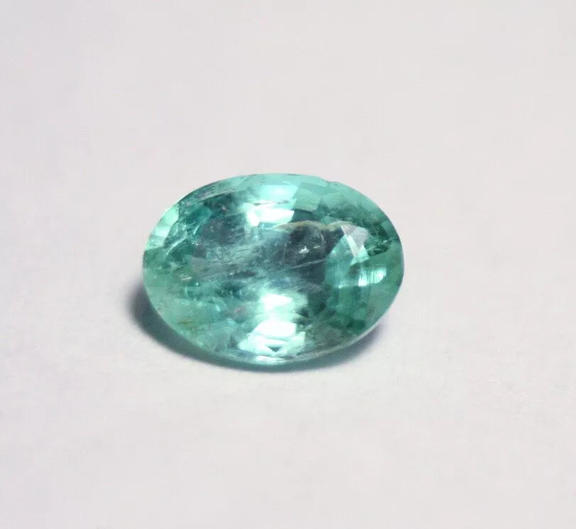 Panjshir Valley Emerald 0.65ct Rare Natural Green Beryl Afghan Oval Cut 6x5mm