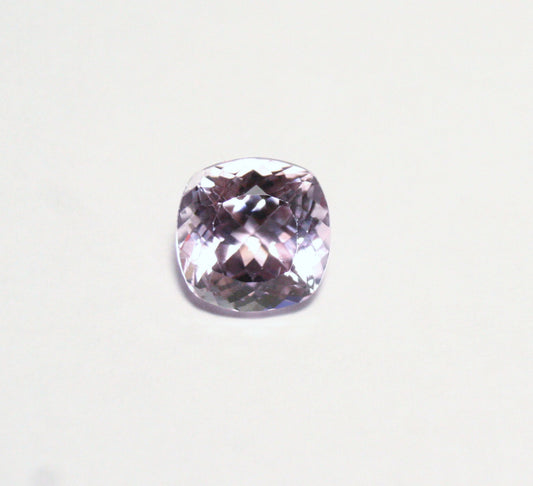 Pink Kunzite 3.8ct Madagascar Scintillating Custom Cut Cushion 9x9mm