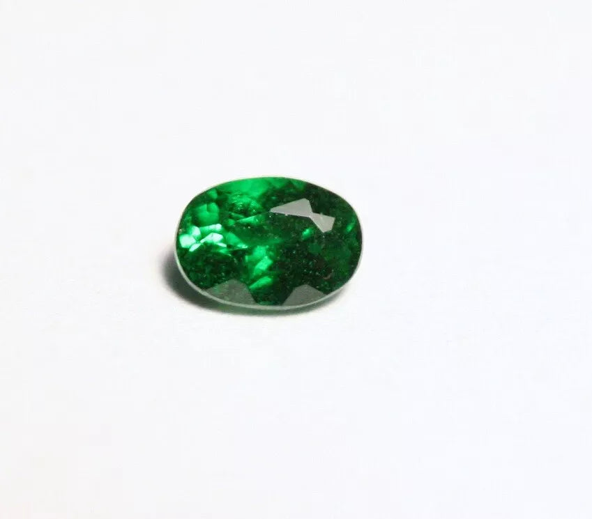 Tsavorite Garnet 0.28ct Rare Emerald Green Natural Fine Gem - Tanzania 4x3mm