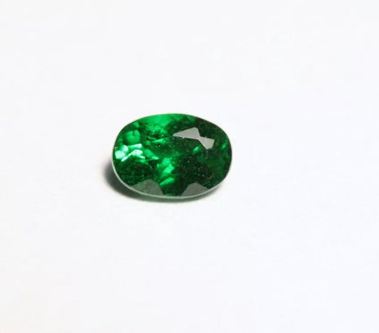 Tsavorite Garnet 0.28ct Rare Emerald Green Natural Fine Gem - Tanzania 4x3mm