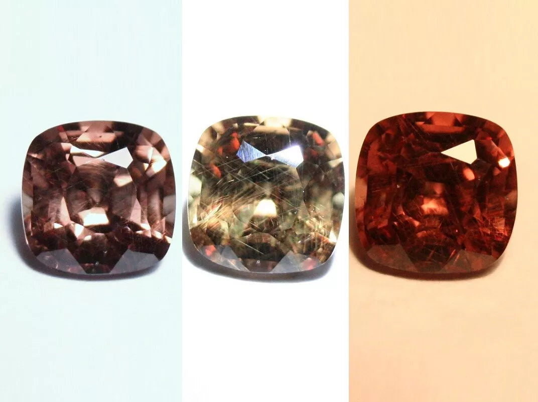 Colour Change Garnet 1.45ct Cushion Cut Gem with Rare Colour Change Tanzania 6x6mm