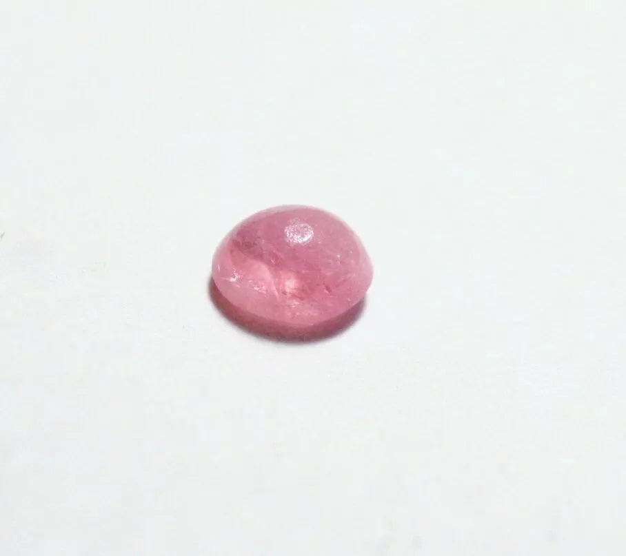 Pezzottaite Cabochon 0.25ct Ultra Rare Neon Raspberry Beryl Madagascar 4x3.5mm