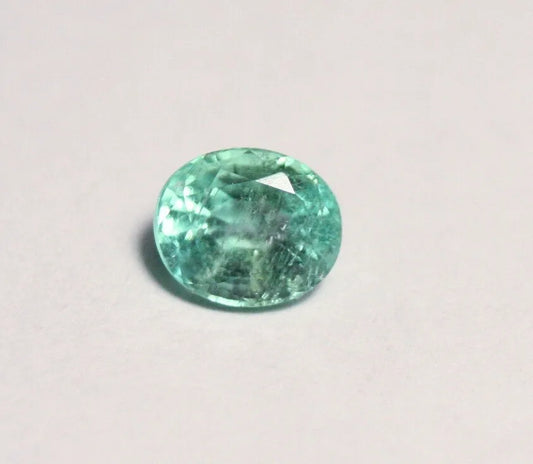 Panjshir Valley Emerald 1.05ct Rare Natural Oval Cut Genuine Afghan Emerald 7x6mm