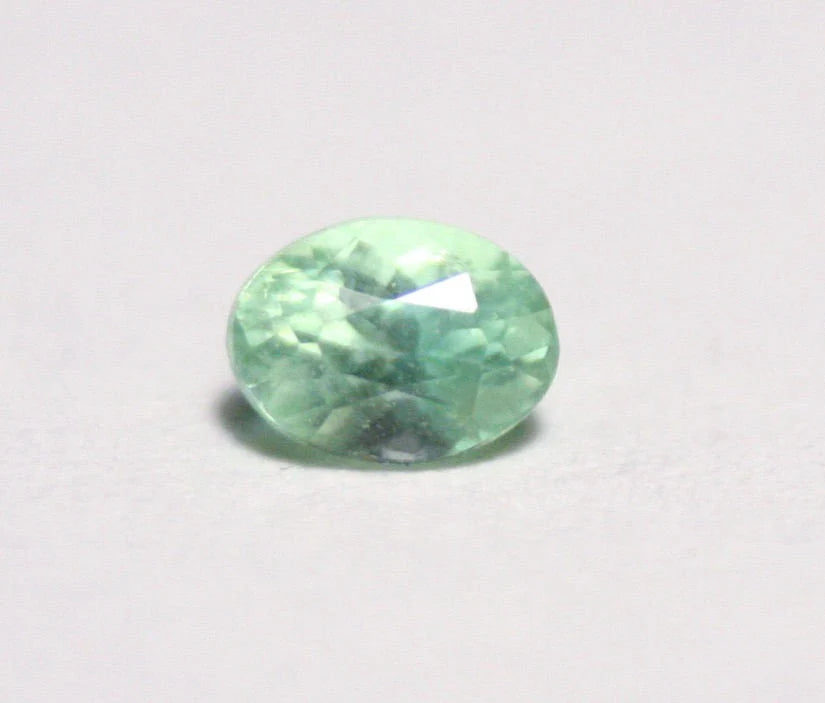 Rare Kornerupine 0.13ct AAA Rare Natural Prismatine Fine Faceted Gem Tanzania, Neon Green 3x2.5mm