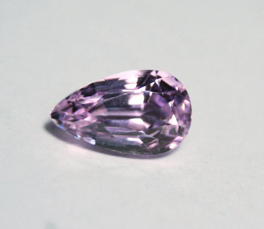 Pink Kunzite 4.8ct Madagascar Scintillating Custom Cut Pear 13x8mm