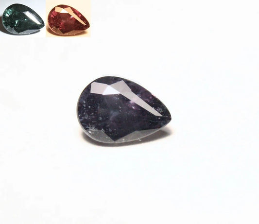 Deep Blue Colour Change Garnet 0.87ct Kenya, Taita - Ultra Rare Stunning Gem 6x4mm