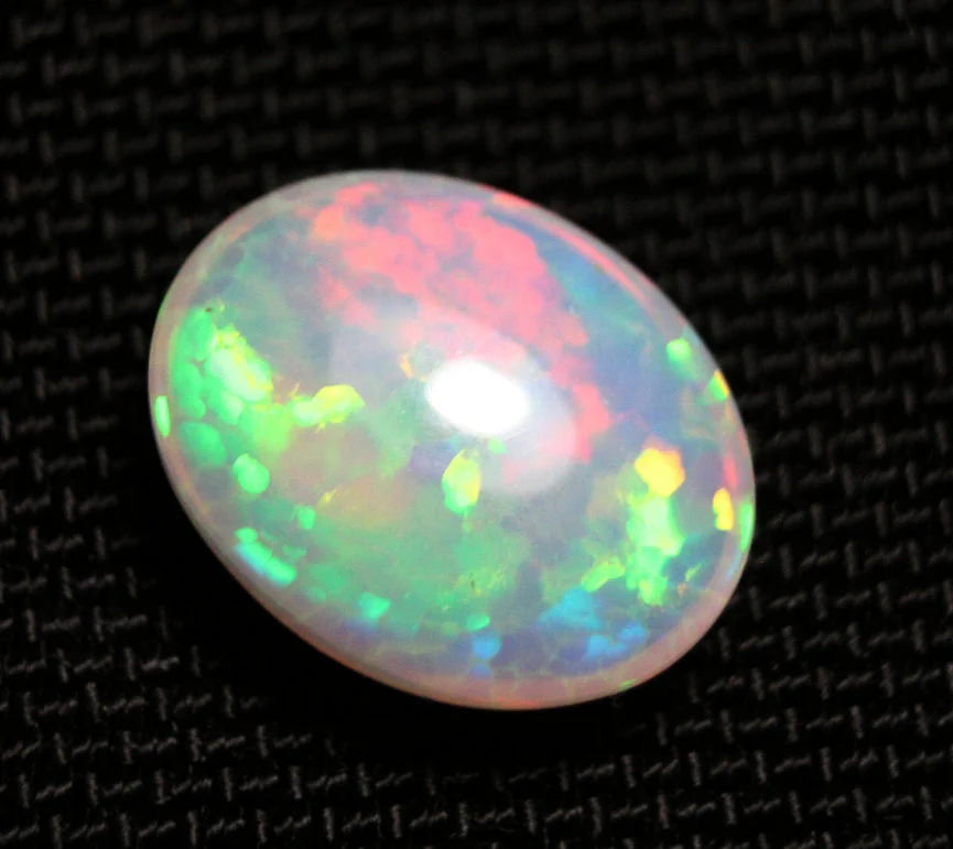 Welo Crystal Opal Cabochon 8.8ct Harlequin Honeycomb AAA Natural Opal See Video