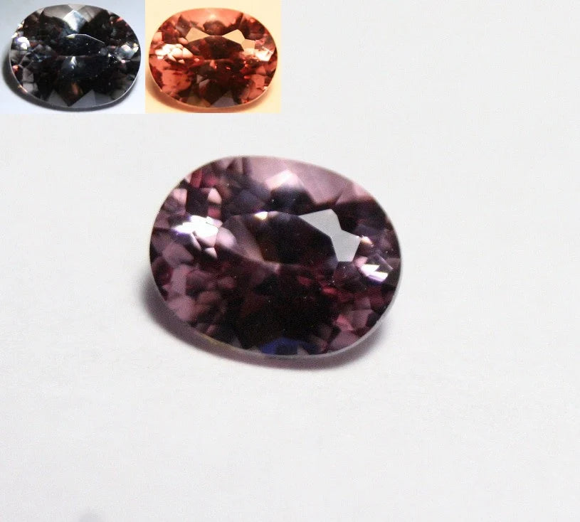 Colour Change Garnet 0.73ct Oval Cut Gem Rare Superb Colour Change 5.5x4mm