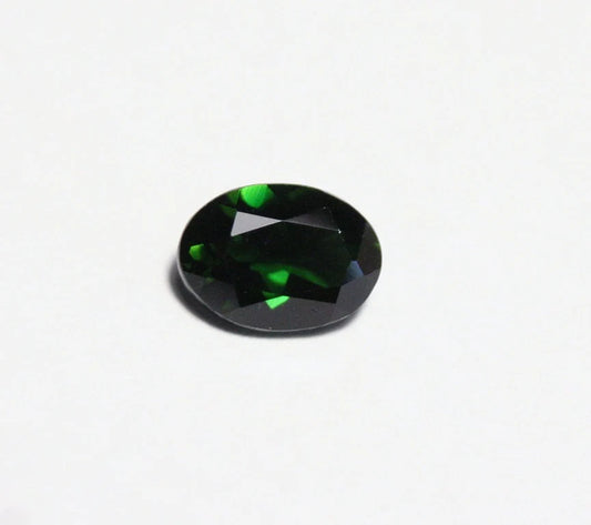 Genuine Rare Chrome Tourmaline 0.75ct Congo Chrome Tourmaline Oval Cut 7x5mm