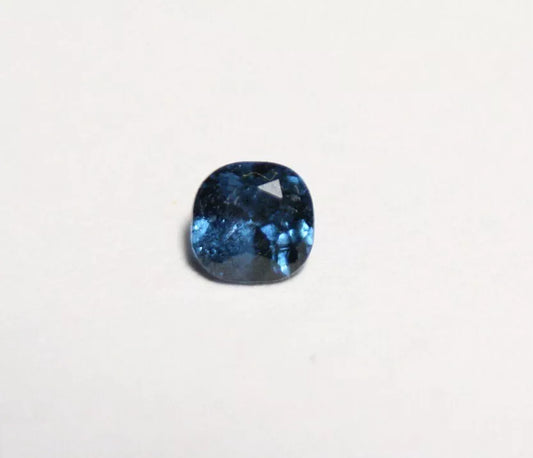 Neon Blue Gahnite Spinel 0.17ct Rare Zinc Bearing Spinel Kaduna Nigeria 3x3mm