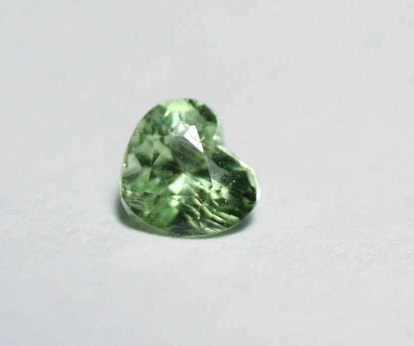 Kornerupine 0.22ct AAA Rare Natural Prismatine Fine Faceted Gem Tanzania, Mint Green 3.5x3.5mm