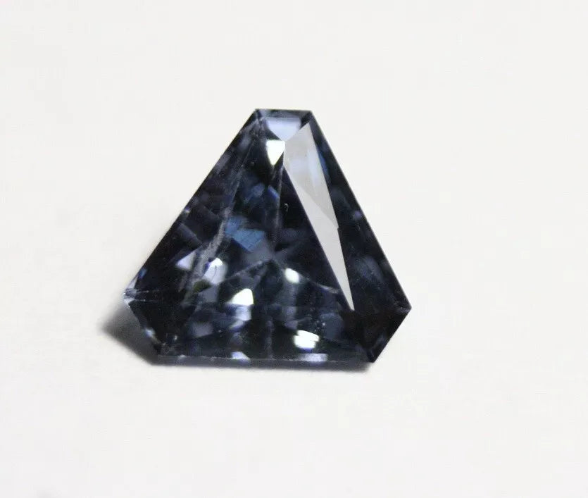 Mahenge Blue Spinel 0.82ct Rare Scintillating Trillion Cut Gem 6x6mm Tanzania