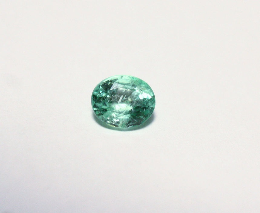 Panjshir Valley Emerald 0.65ct Rare Natural Oval Cut Genuine Afghan Emerald 6x5mm