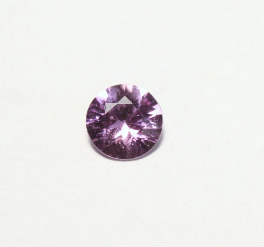 Umba Sapphire Magenta Purple Pink 0.51ct Untreated Round Sapphire Tanzania 5x5mm