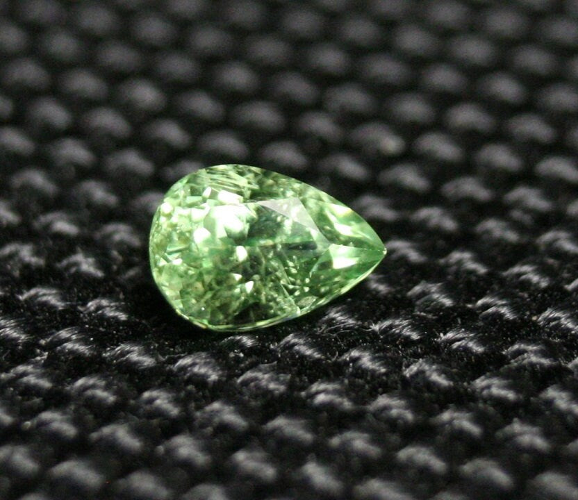 Rare Kornerupine 0.51ct AAA Rare Natural Prismatine Fine Faceted Gem Tanzania, Apple Green 5.5x4mm