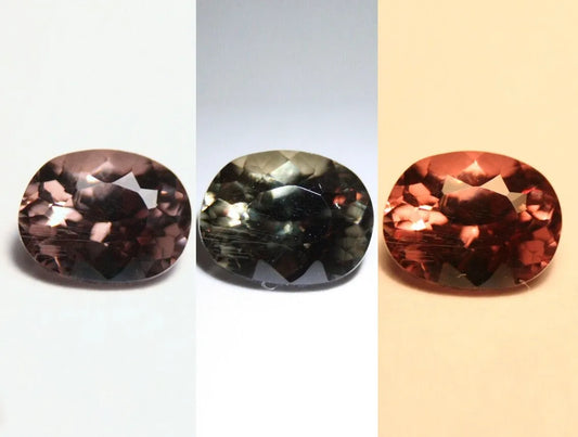 Colour Change Garnet 0.66ct Oval Cut Gem with Rare Colour Change Tanzania 5x4mm