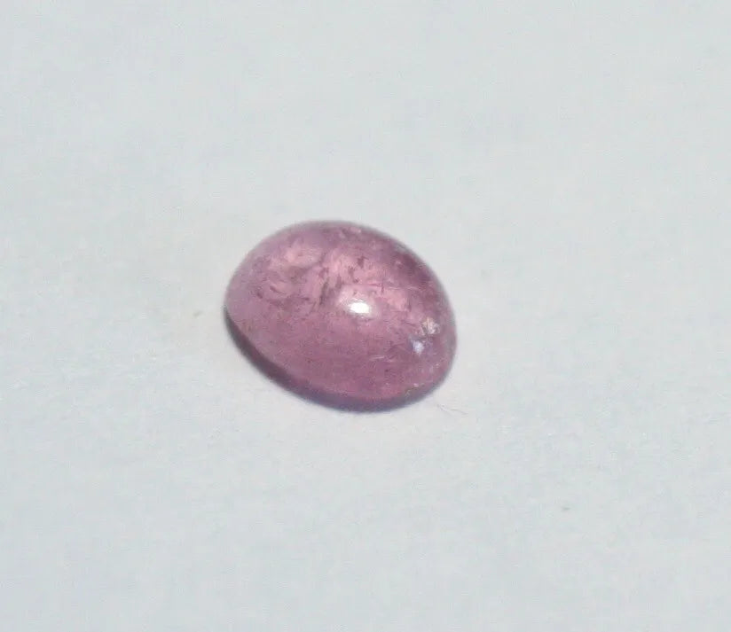 Pezzottaite Cabochon 0.14ct Ultra Rare Neon Raspberry Beryl Madagascar 4x3mm