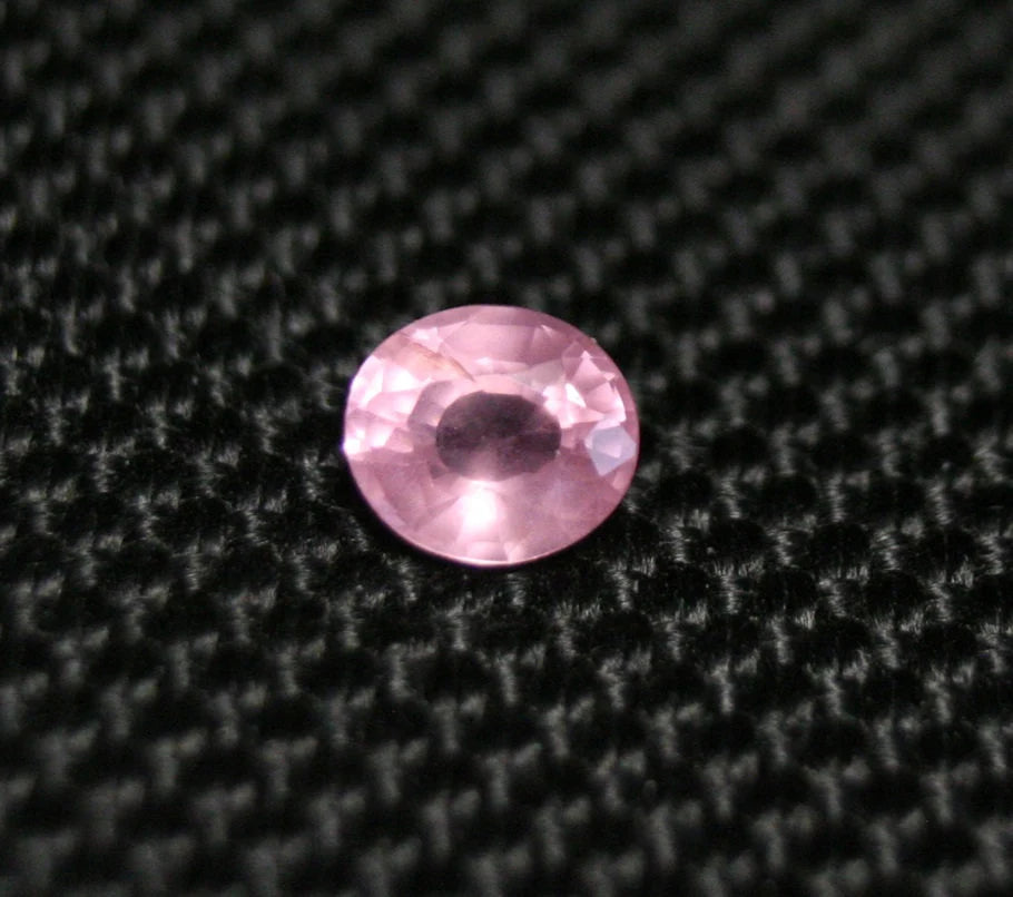 Mahenge Silky Pink Spinel 0.59ct Rare Fluorescent Oval Cut Gem 5x4.8mm Tanzania