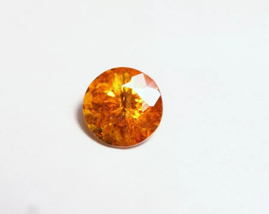 Sphalerite 1.4ct Custom Vibrant Round Cut Gem Spain - Gem Sphalerite 6.5x6.5mm