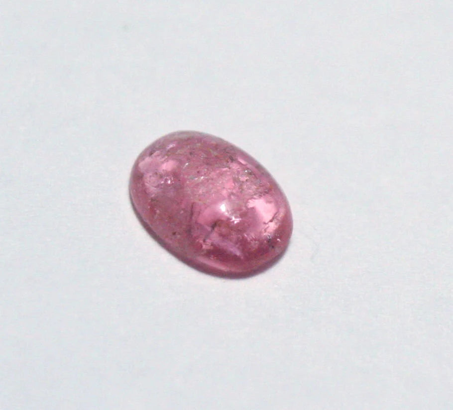 Pezzottaite Cabochon 0.32ct Ultra Rare Raspberry Beryl - Madagascar 5.5x4mm