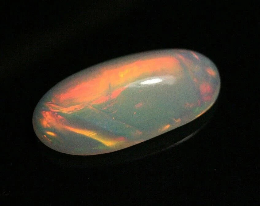 Welo Crystal Opal Cabochon 4.77ct Rainbow Broadflash AAA Jelly Opal See Video