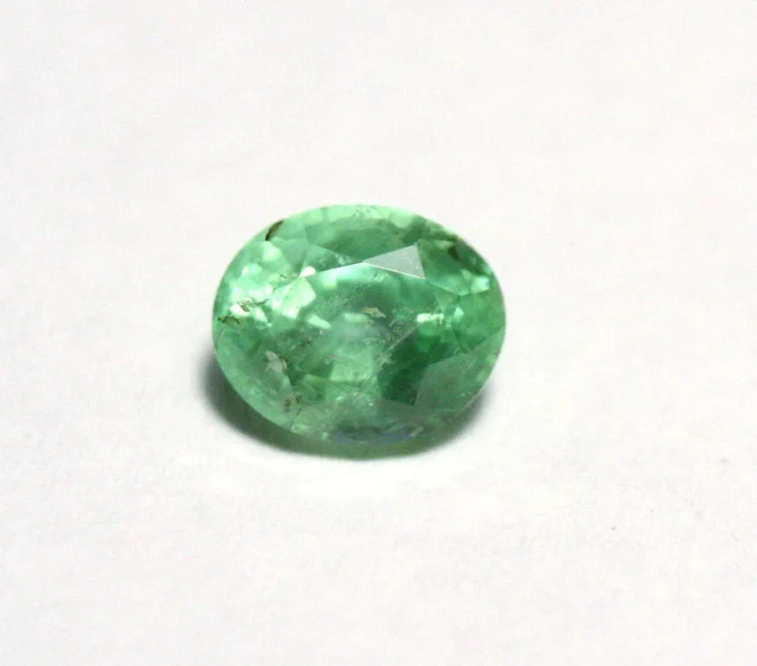 Kornerupine 0.91ct Natural Prismatine Rare Gem Tanzania Mint Green 6x5mm AAA