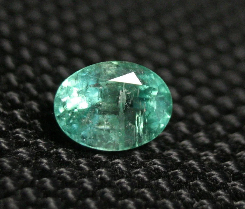 Panjshir Valley Emerald 1.36ct Rare Natural Oval Cut Genuine Afghan Emerald 8x6mm