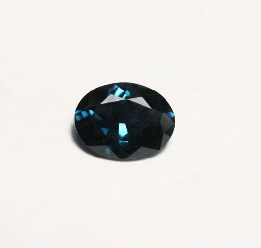 Mahenge Teal Blue Spinel 0.75ct Rare Oval Cut Natural Spinel 6x5mm AAA Tanzania