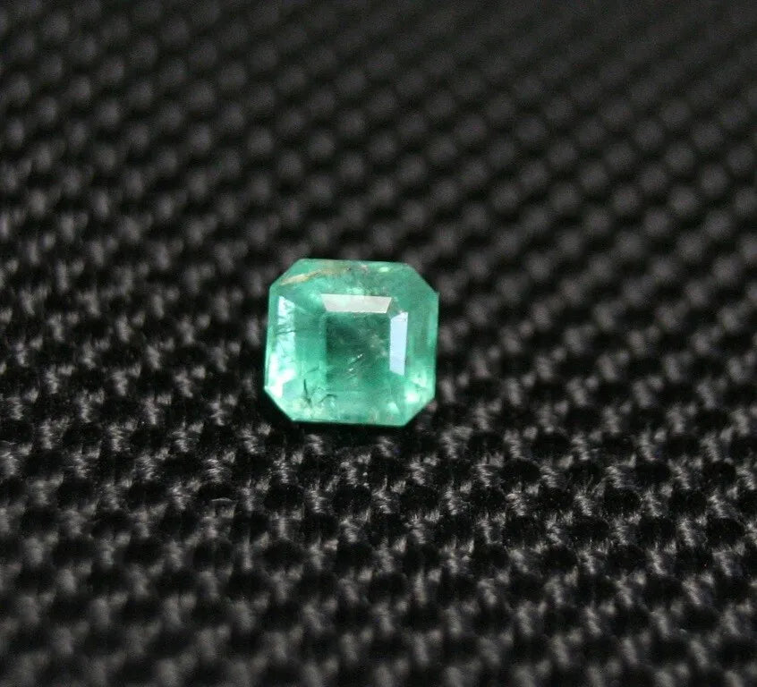 Panjshir Valley Emerald 0.69ct Rare Natural Emerald Cut Afghan Emerald 5x5mm