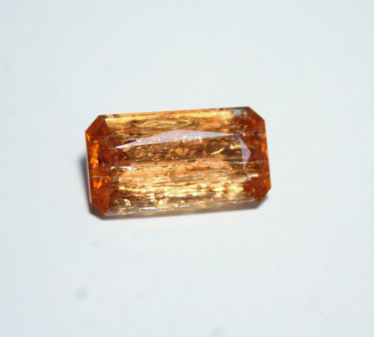 Imperial Topaz 16.5ct Ouro Preto, Brazil, Natural Untreated Rare AAA Topaz 20x11mm