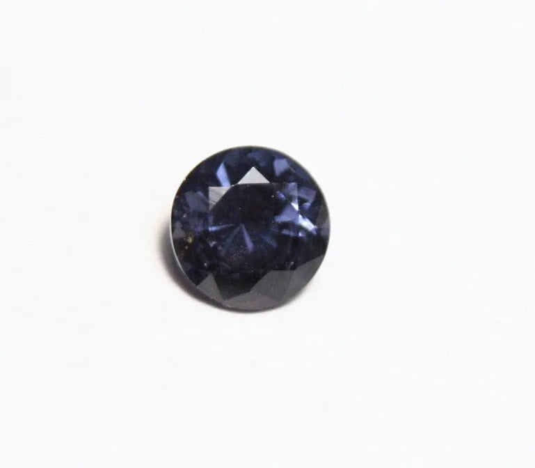 Mahenge Blue Spinel 0.56ct Rare Scintillating Round Cut Gem AAA Tanzania 5x5mm