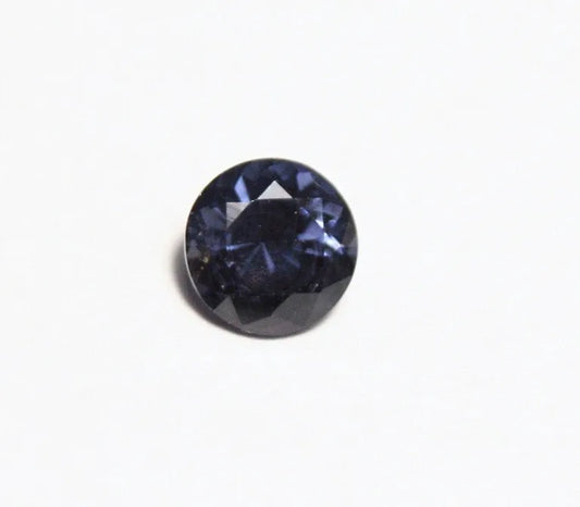 Mahenge Blue Spinel 0.56ct Rare Scintillating Round Cut Gem AAA Tanzania 5x5mm