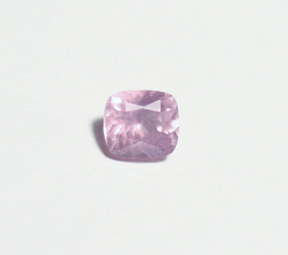 Mahenge Pink Spinel 0.34ct Rare Fluorescent Cushion Cut Gem 4.2x4mm Tanzania