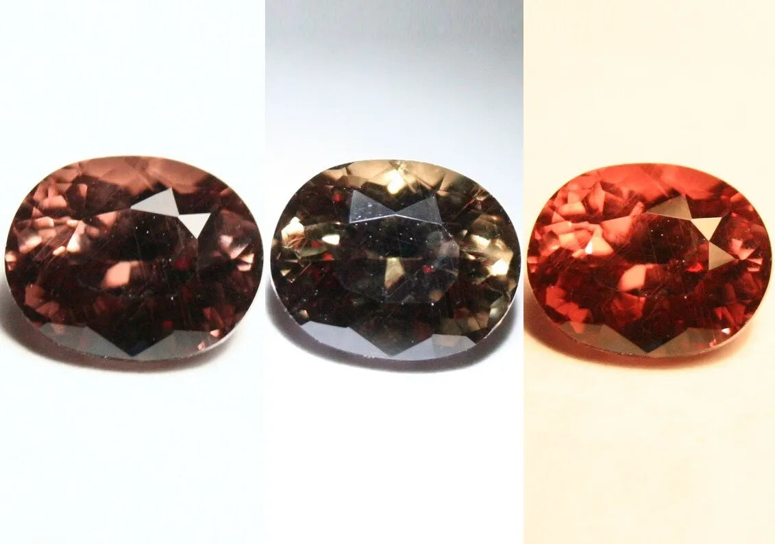 Colour Change Garnet 1.24ct Oval Cut Gem Rare Colour Change Tanzania 7x5mm