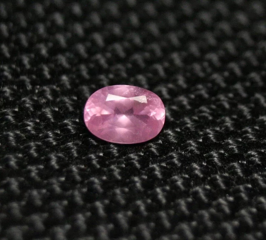 Mahenge Pink Spinel 0.35ct Rare Fluorescent Fine Natural Spinel Oval Cut 5x4mm