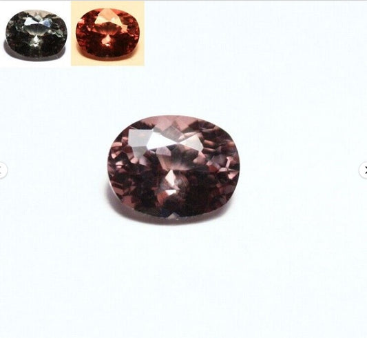 Colour Change Garnet 0.93ct Custom Cut Gem with Rare Colour Change Tanzania 6x5mm