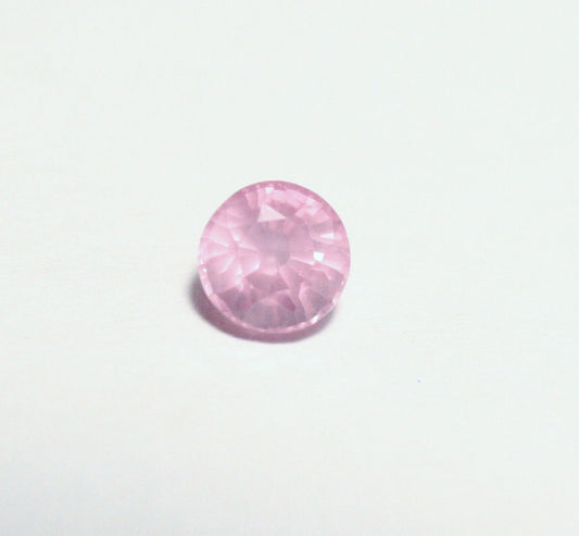 Mahenge Pink Spinel 0.41ct Rare Fluorescent Round Cut Gem 4x4mm Tanzania