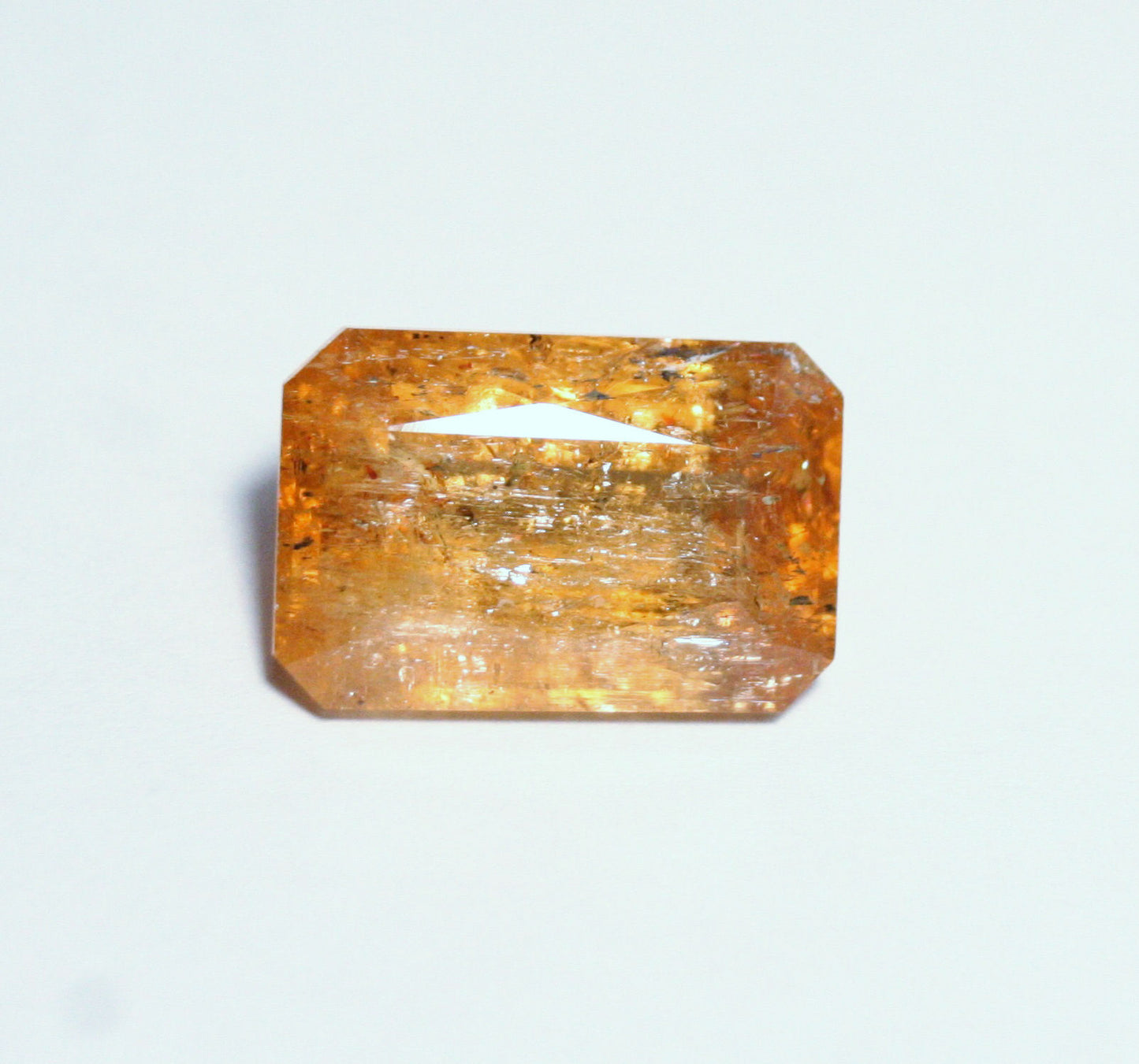 Imperial Topaz 14.1ct Ouro Preto, Brazil, Natural Untreated Rare Orange Topaz 16x11mm